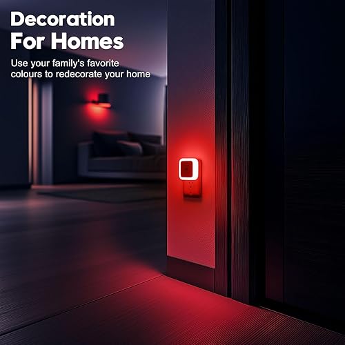 Miniatura 4 de Sujeet Luz nocturna, luces nocturnas enchufables a la pared, paquete de 8, luz nocturna enchufable, lámpara nocturna LED del atardecer al amanecer