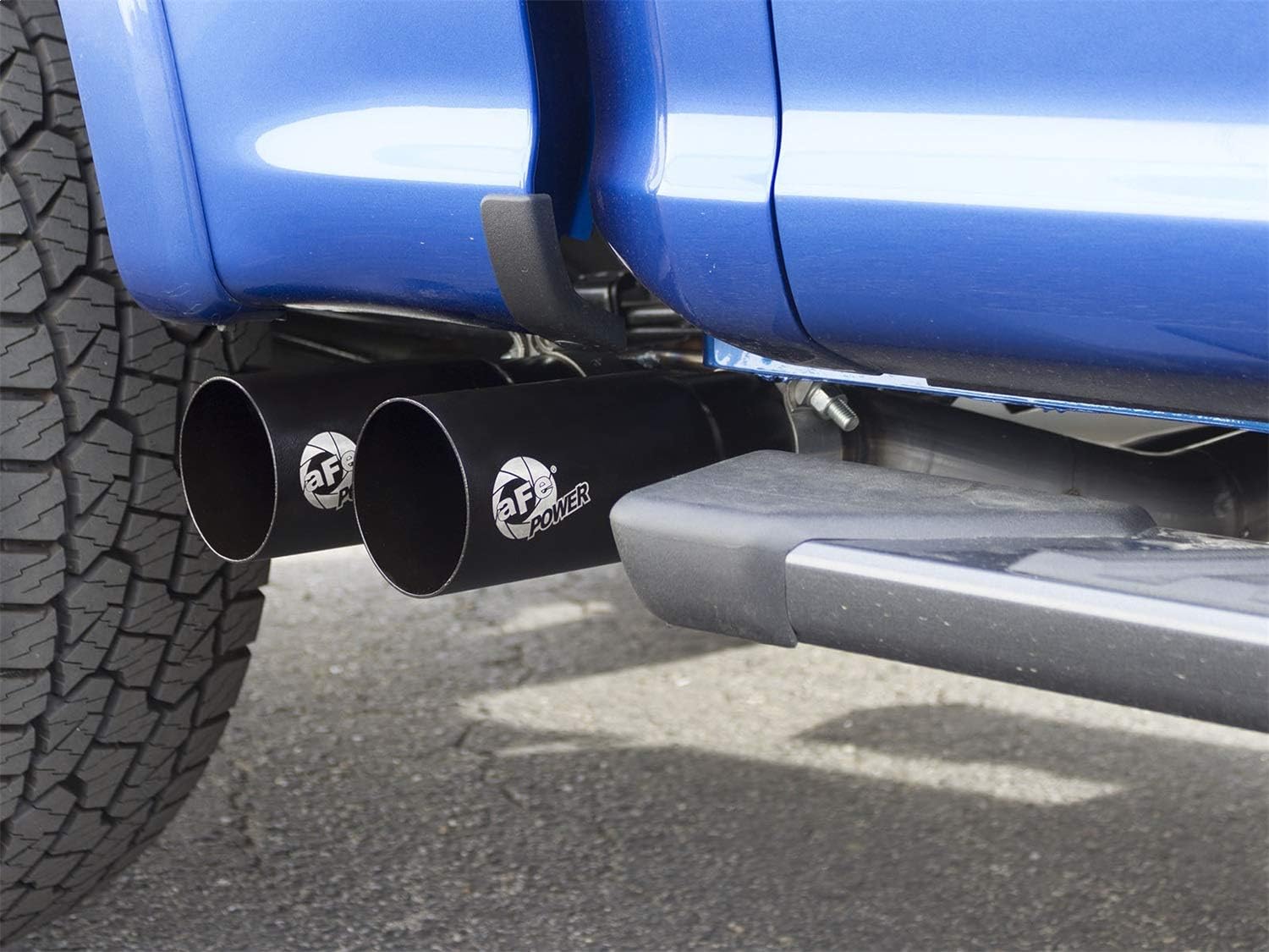 aFe Power 49-43081-B Rebel Series 3" x 2.5" Stainless Steel Cat-Back EcoBoost Performance Exhaust System