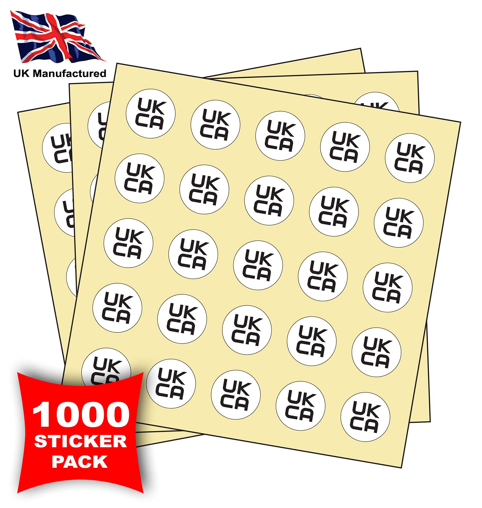 1000 Etichette Adesive Rotonde In Kraft - Personalizzabili Per Fai Da Te - Foto 8