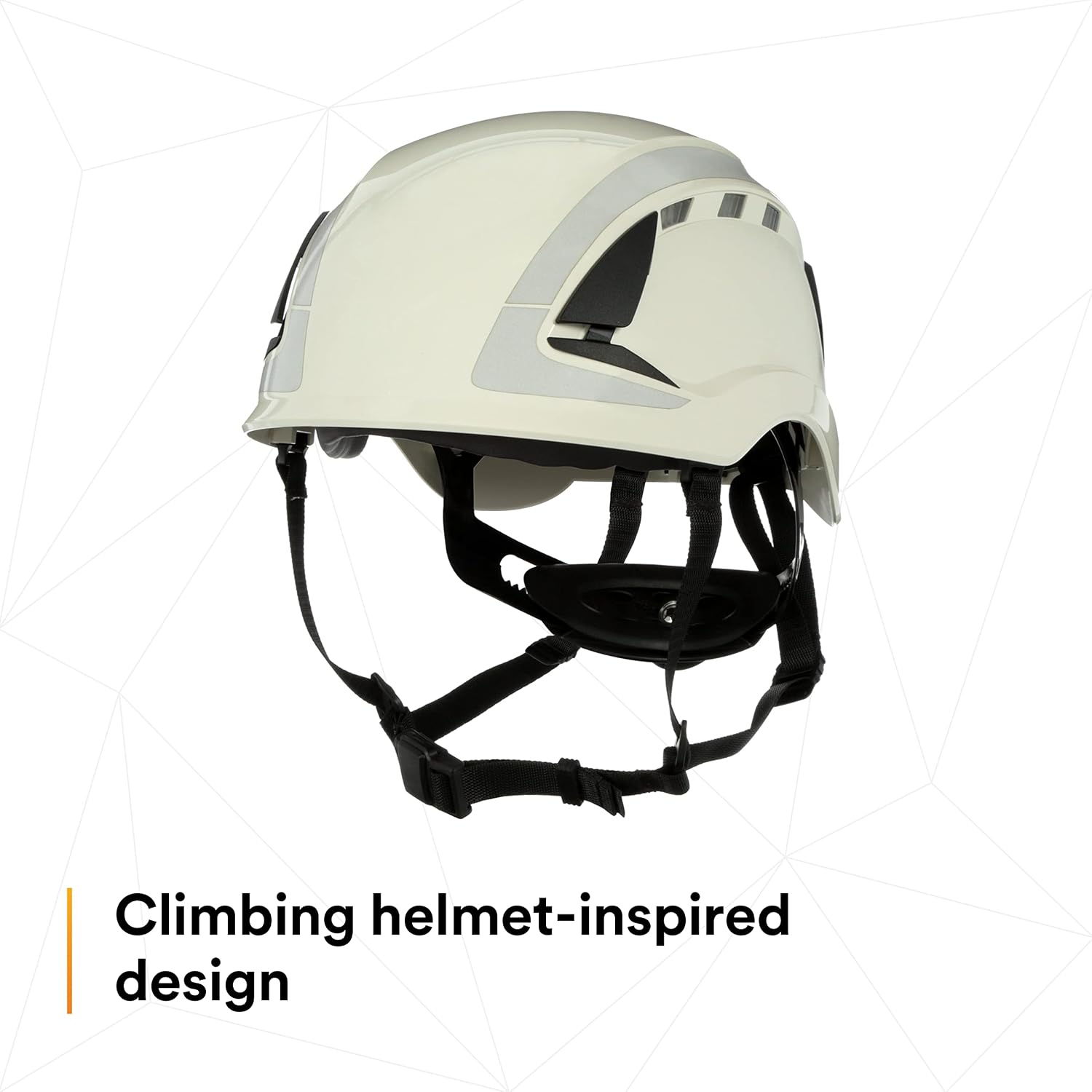 3M SecureFit Safety Helmet with 6 Point Suspension System and Chin Strap, for Construction and Heavy Infrastructure and Working at Height