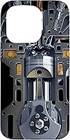 Vista 14 de Mecánico Motor Metal Pistón Cilindros Metal PC Case para iPhone 17
