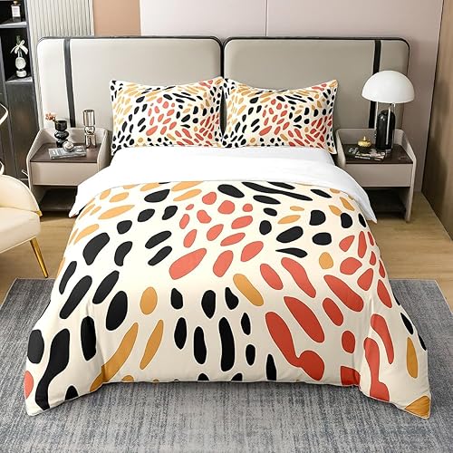 Miniatura 10 de Erosebridal Juego de ropa de cama vintage de algodón 100% natural, con cinta de música retro impresa, funda de edredón con cassette, reproducción de