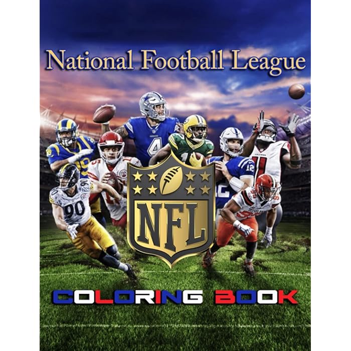 Buy National Football League NFL Coloring Book: Over 30 Amazing ...
