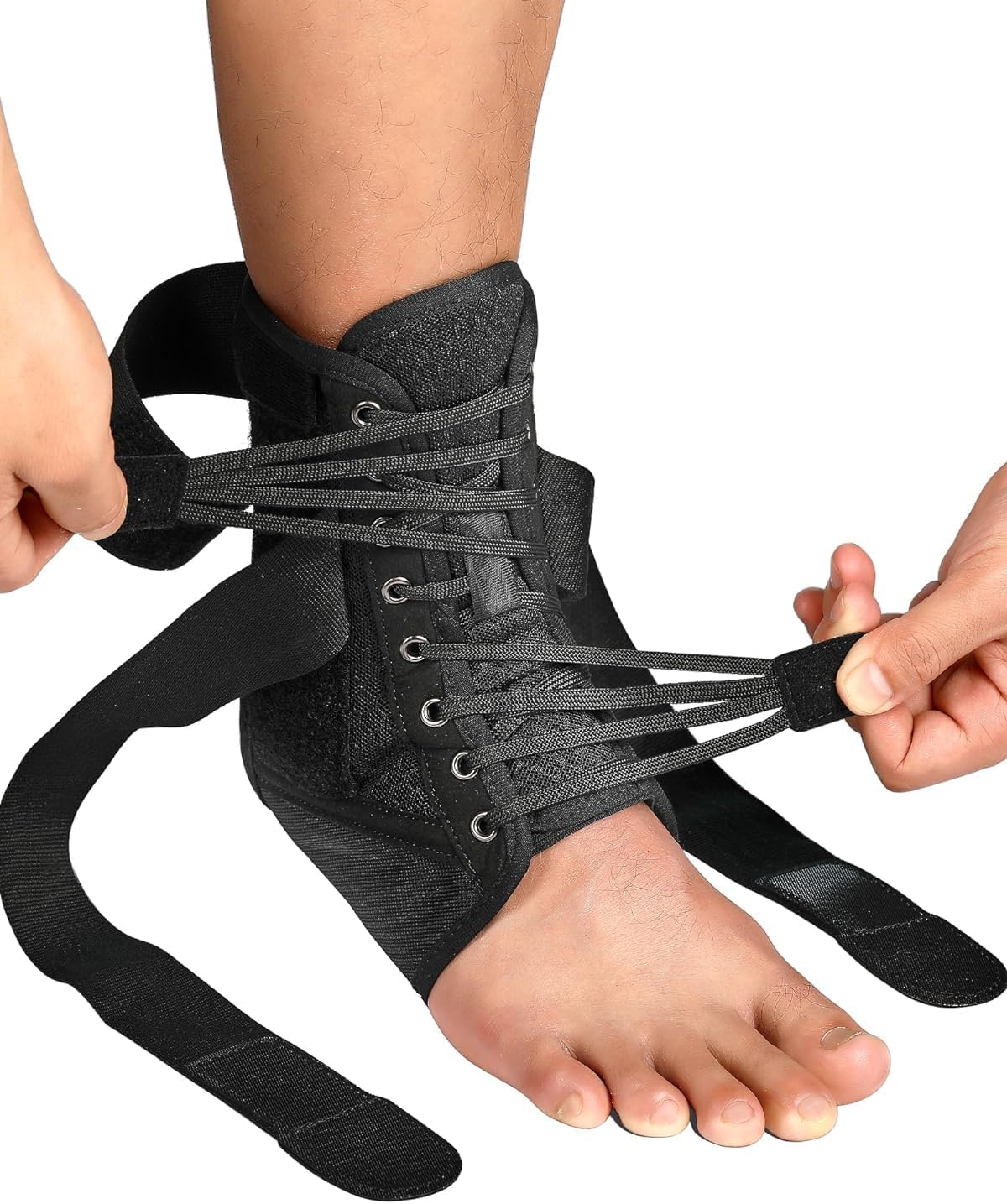 Ankle Support for Sports,Black,S