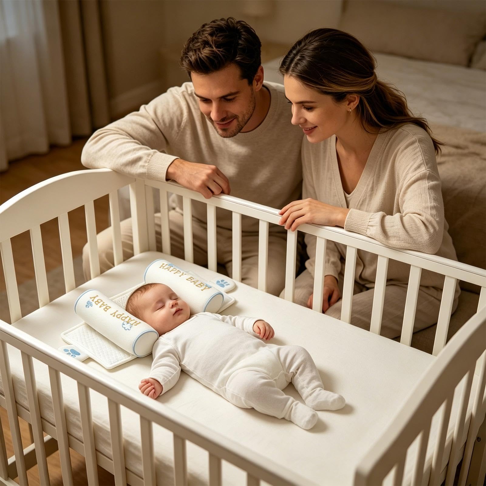 Cuscino Anti Testa Piatta | Ergonomico Traspirante Morbido Lavabile | Cuscino Di Supporto Per Il Collo Per Dormire | Home Seggiolino Auto Passeggino Ospedale Estate Riposo Napping Comfort