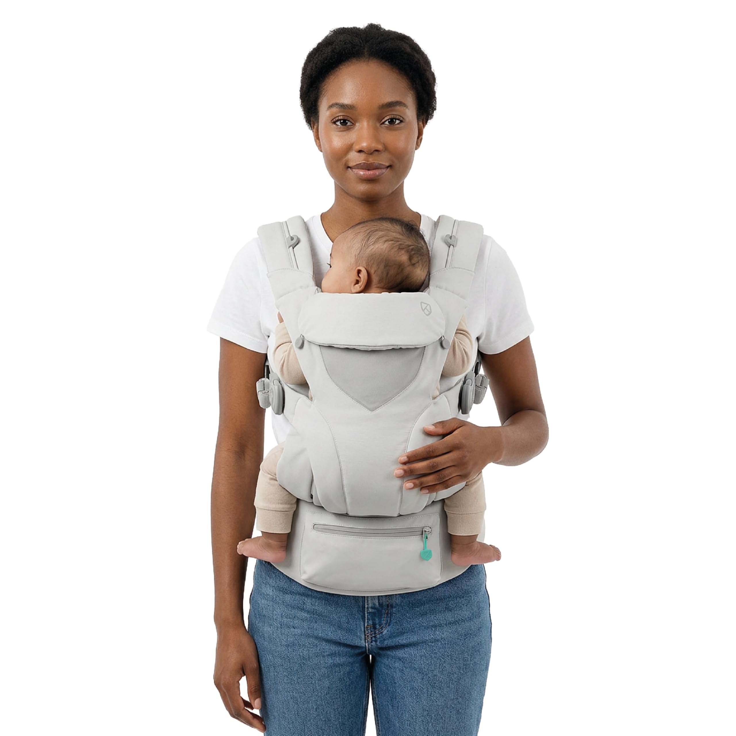 Koala Babycare Ergonomiczna nosidełko dla niemowląt od 3,2 do 20 kg – nosidełko dla niemowląt z ewolucyjnym siedziskiem regulowana w 3 rozmiarach – nosidełko dla niemowląt serce do serca, z przodu