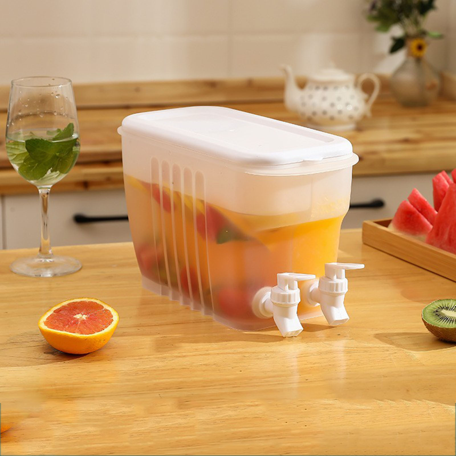 Double Drink Dispenser for Fridge with Spigot on Amazon Live