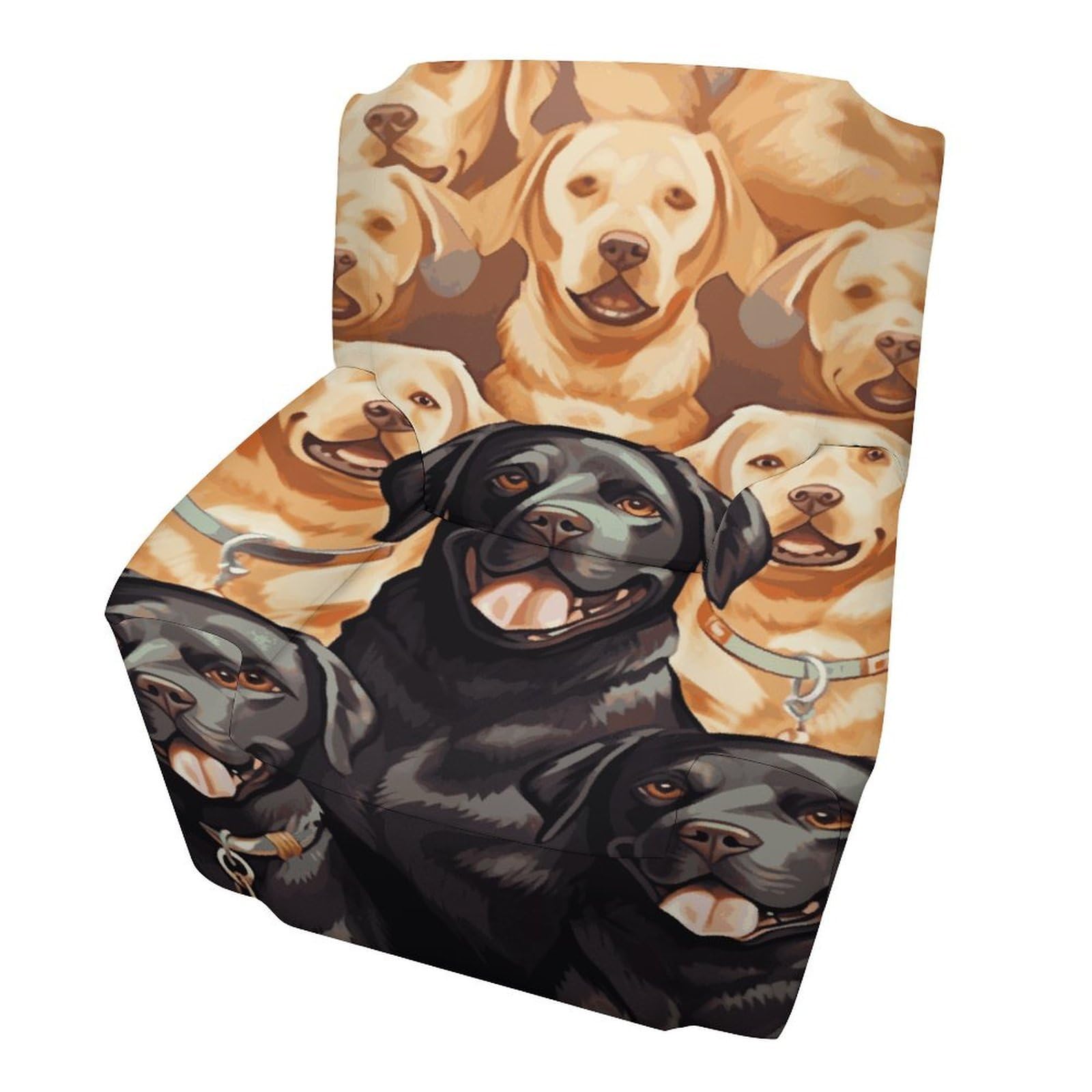 Fekiloot Style Labrador Retriever Dogs Couch Cover Sofa Cover Sofa Slipcover