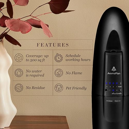 Miniatura 2 de AROMAPLAN Difusor sin agua para enchufar, cobertura de hasta 500 pies cuadrados, difusor de aceite con enchufe de nanotecnología para aceites