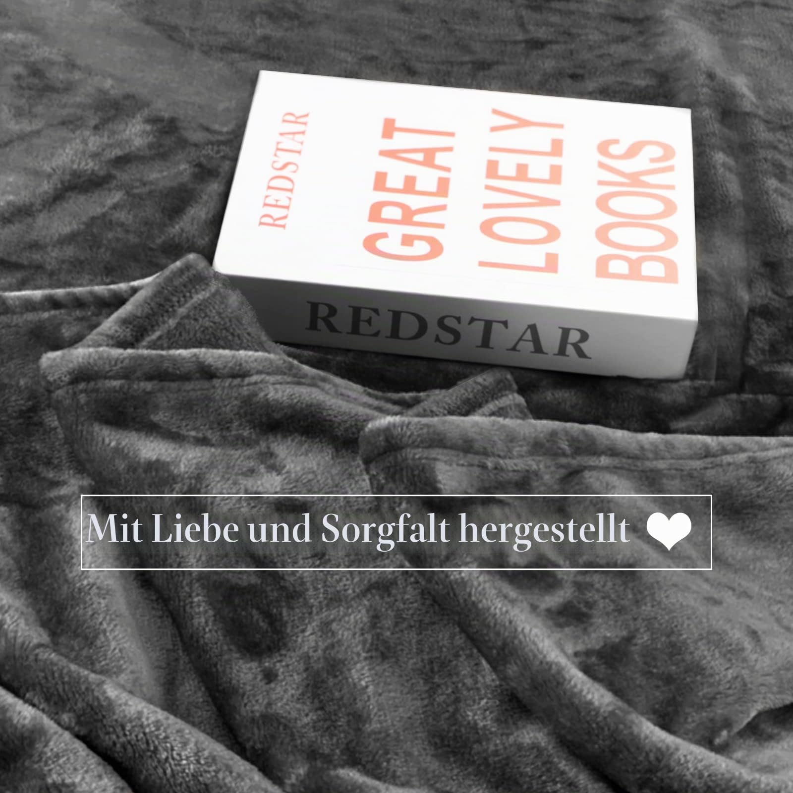 Edenleaf Übergroße Decke - Riesige Für Bett, Sofa, Reisen Und Camping Extra Weich, Die Ganze Familie Outdoor, 25, Dunkelgrau, 4 X 308 cm, cm