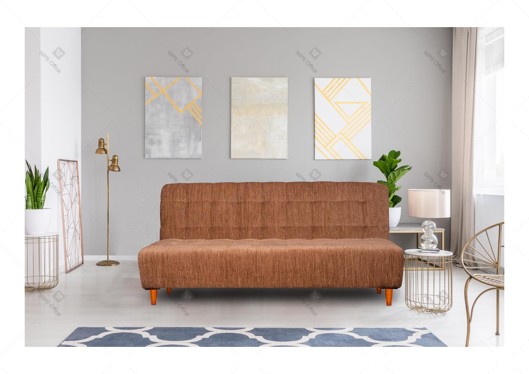 Seventh Heaven Florida (72"X44"X16") 4 Seater Wooden Sofa Cum Bed | Sofa Bed | Sofa cuma Bed | Convertible Sofa to Bed | Sofa for Living Room (Chenille Molfino- Beige) (B0D9B2Q42V) Amazon Price History, Amazon Price Tracker