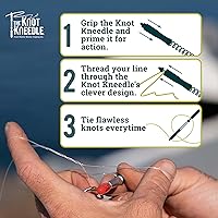 Vista 8 de KNOT KNEEDLE The Epic – Advanced Fishing Knot Tying Tool for 25+ Knots – Fast, Easy Knot Tyer for Fly Fishing, Small Tippet, and Weak Grip Strength