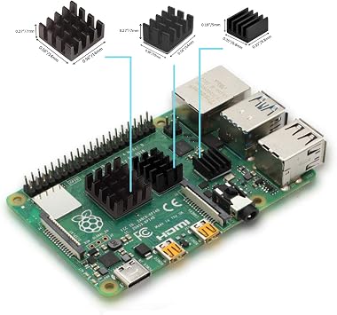 Easycargo Raspberry Pi 4 Fan Heatsink Kit