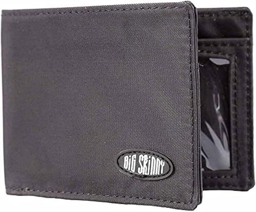 Big Skinny Men's Compact Sports Bi-Fold Slim Wallet, Holds U