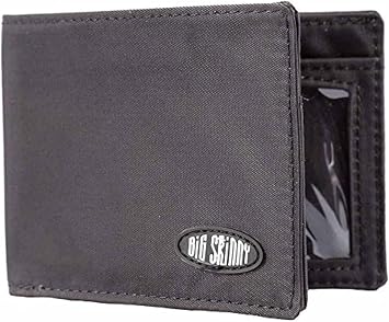 Big Skinny Men's Compact Sports Bi-Fold Slim Wallet, Holds Up to 20 Cards