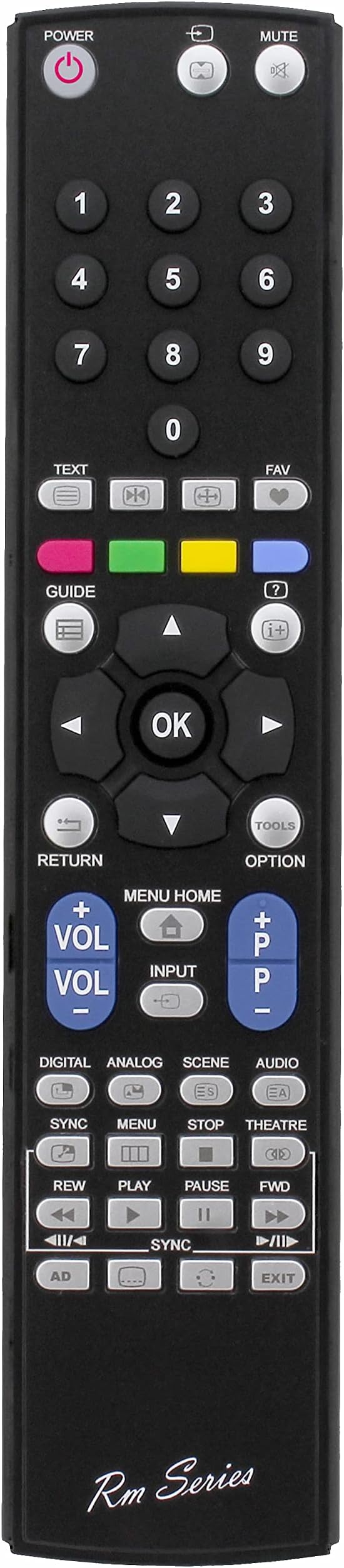 Telecomando Universale Sostitutivo Per TV DYON Alpha 22, 24, 26, Nuovo
