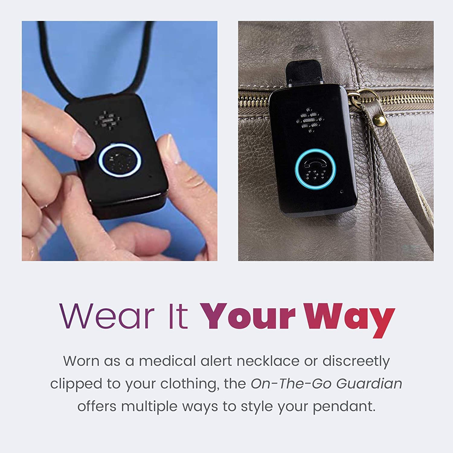 Medical Guardian OnTheGo Alert Button for Seniors — Water Resistant