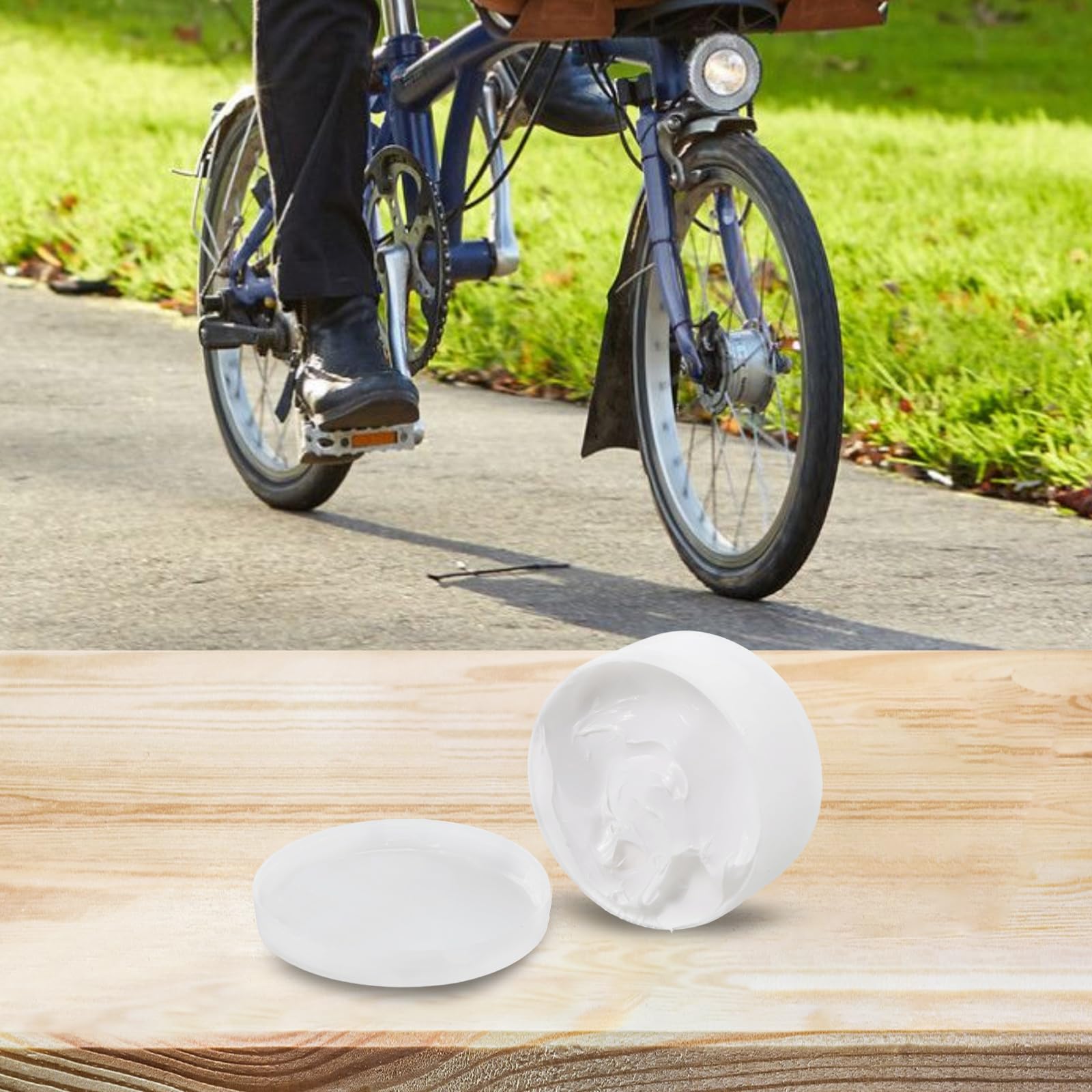 Grasso sintetico per biciclette Grasso per cuscinetti per biciclette 50 g Grasso bianco sintetico Grasso ad alte prestazioni per motori di e-bike Vestibilità perfetta per cuscinetti e