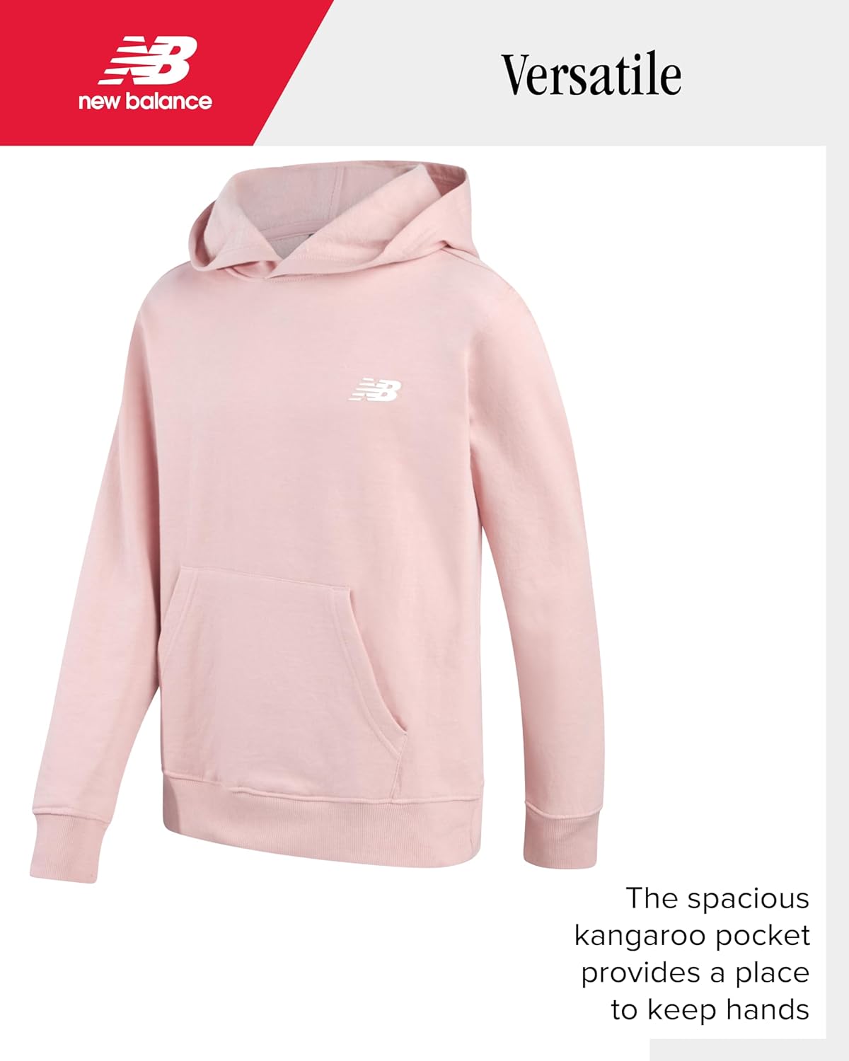 New Balance Boys Hoodies - Athletic Fleece Pullover Boys Hoodie Sweatshirts with Pockets and Back Graphic Print (8-20) - Image 2