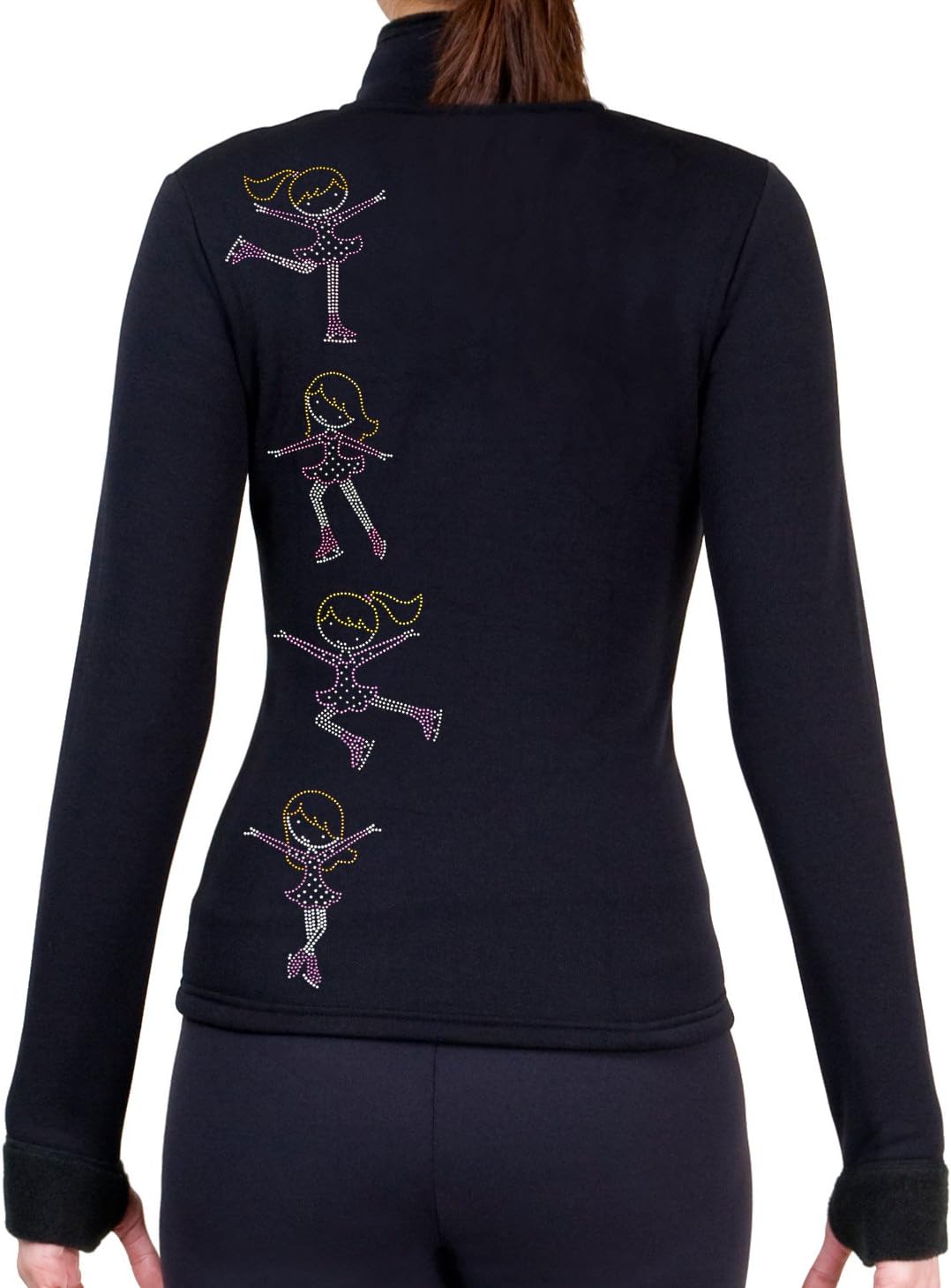 NY2 SPORTSWEAR Figure Skating Polartec Polar Fleece Jacket with Rhinestones JR400B-MIX - Child Sizes