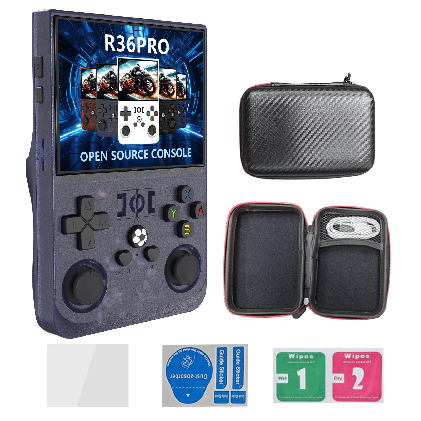 Amazon.co.jp: R36マックスレトロハンドヘルドゲームコンソール、18000