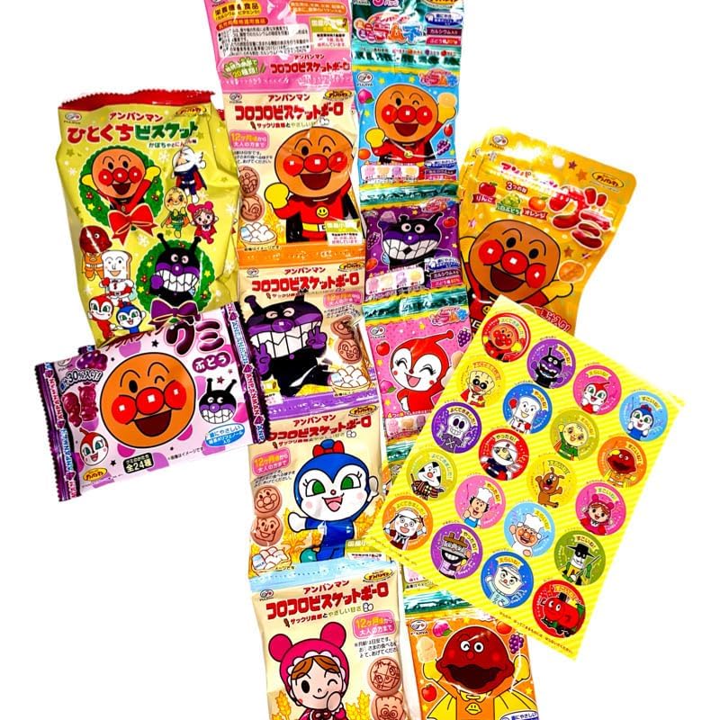 Amazon.co.jp: 不二家 アンパンマンクリスマスブーツ2025 1個入 : 食品