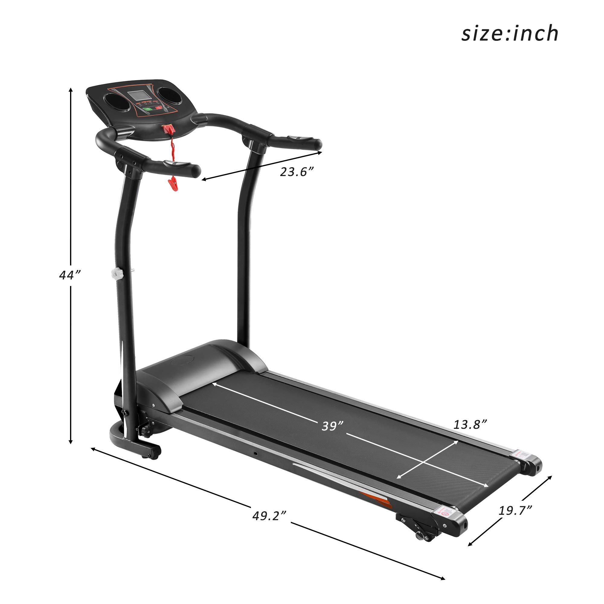 Buy Treadmill,Treadmills for Home, 2.5HP Portable Foldable Treadmill