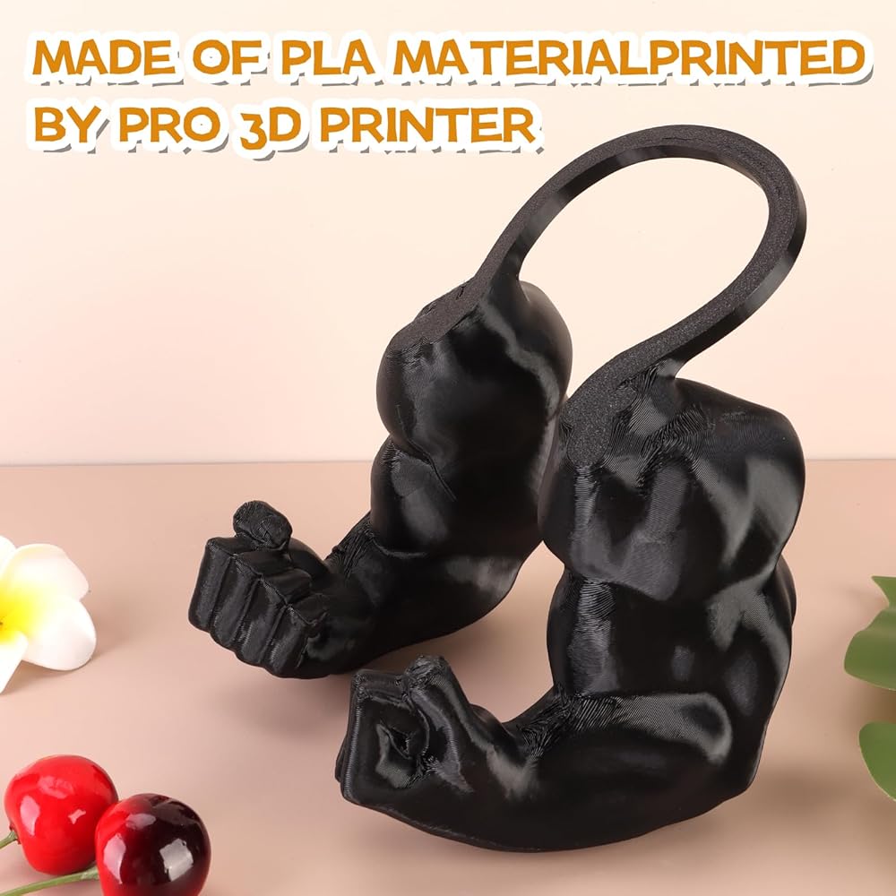 Cat Muscle Arm Halloween Cat Costume Accessory,3D Printed Cat s Neck Arm with Muscle for Pet Cosplay, Birthday Party,Halloween Costume Accessories Adjustable Lightweight Design - Black view 5