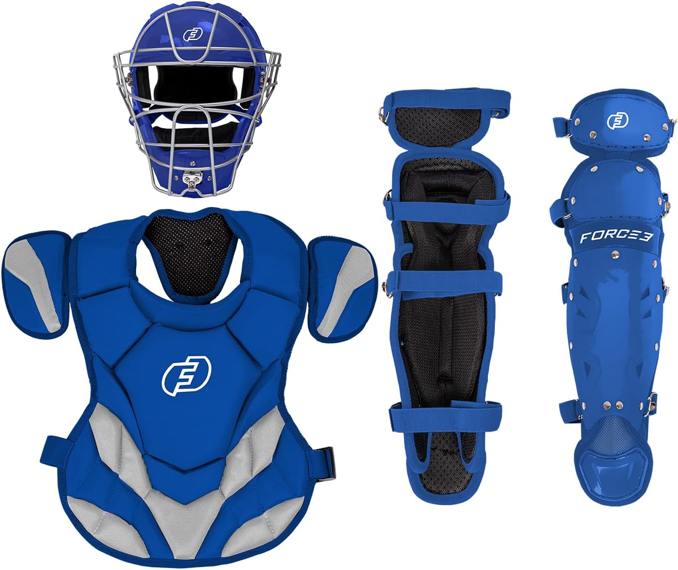 FORCE3 Junior Defender Catchers Set - Ages 6-9 | Meets NOCSAE