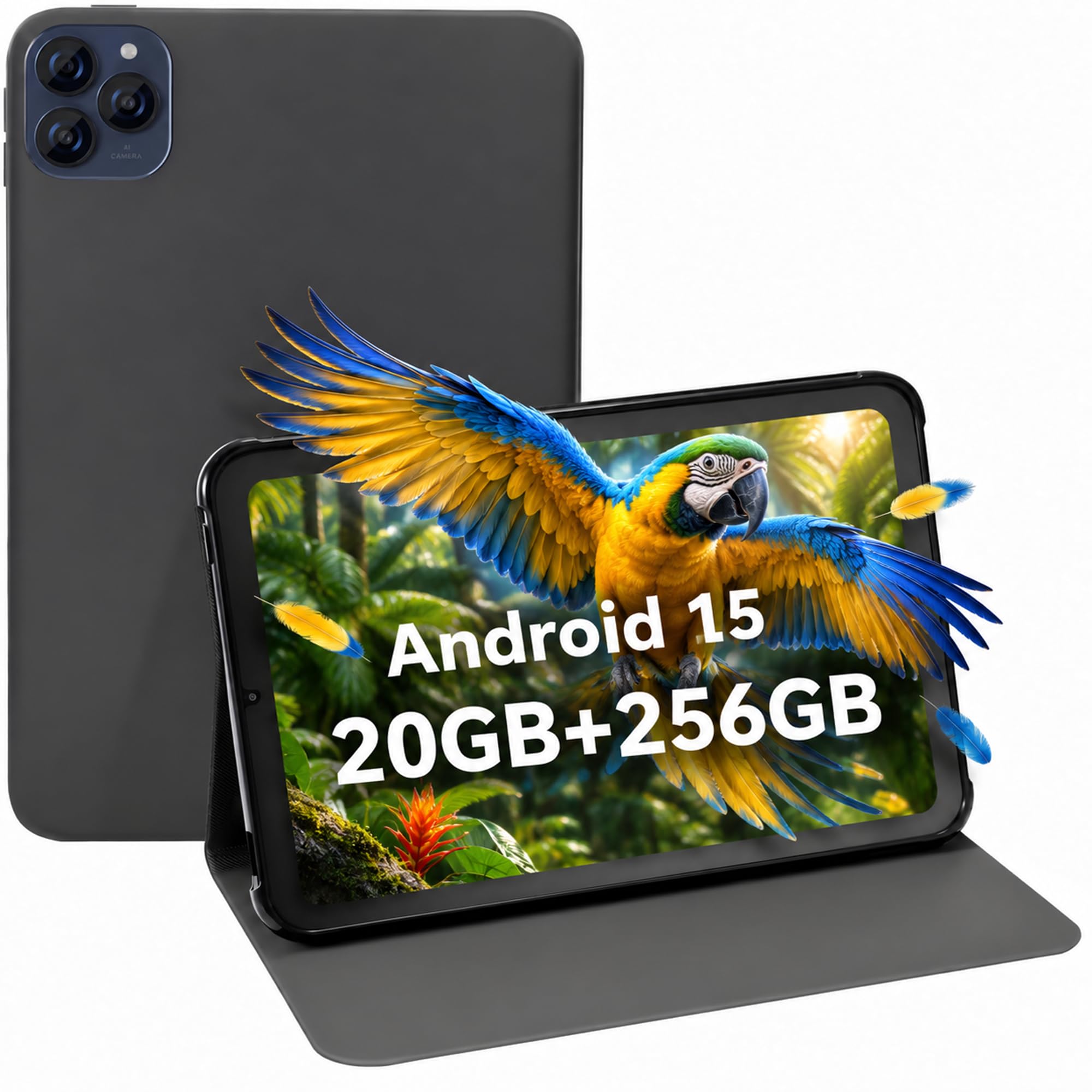 10.1" tablet, android 15, 20gb (8+12) ram, 256gb rom, touch screen ips hd 1280x800, battery 6000mah, bluetooth, dual camera, gms, wifi
