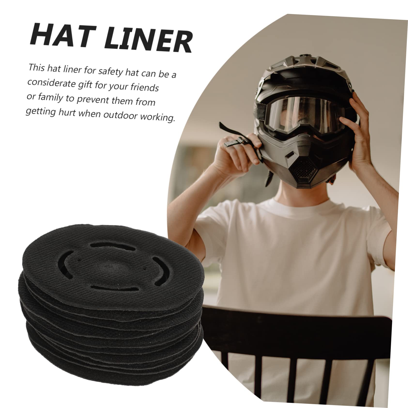 50 Pcs Casque Bandeau Casques Hommes Chapeau De Soudage Casques pour Hommes Hommes Chapeau Ascenseur Casque De Sécurité Chapeau De Protection Doublure Casque De Doublure Casques