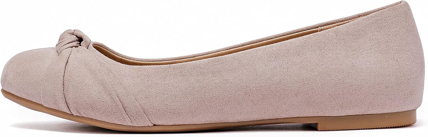  | Luoika Women's Wide Width Flat Shoes - Casual Comfort Slip On Ballet Flats. | Shoes