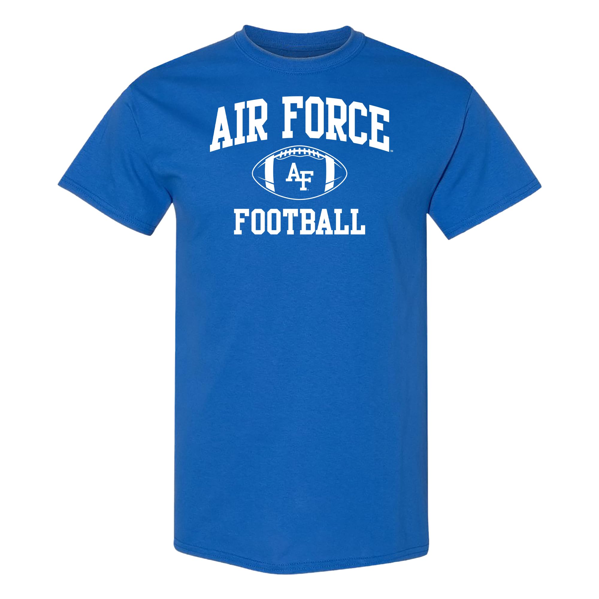NCAA Classic Football Arch, Team Color T Shirt, College, University, Air Force Academy Falcons Royal, XXL