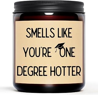 College Graduation Gifts for Women Her, Funny Graduation Gift for Him Men, Class of 2026 Congrats Grad Gifts for Best Friends High School Masters Degree Law School PhD Nurse Gift, Vanilla Candle