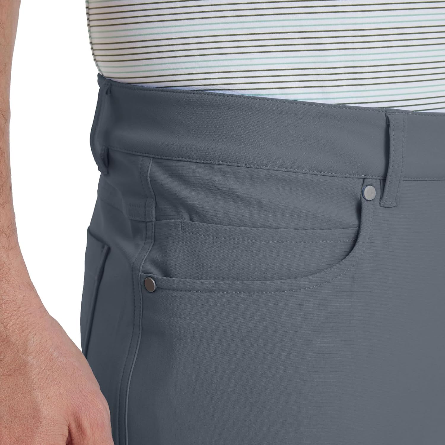 M MAELREG Golf Pants for Men Lightweight Moisture Wicking Business - 30"/32"/34" Stretch Flat Front Casual Dress Pant for Men - Image 5