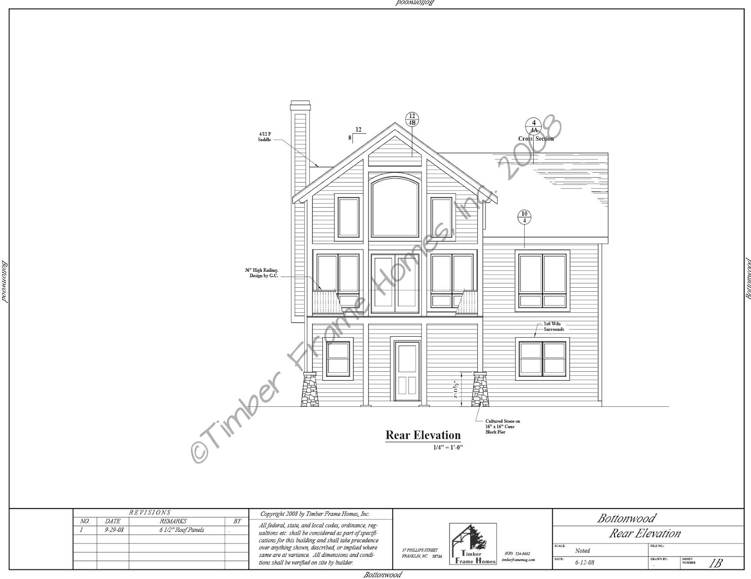 Home Plans - The Buttonwood Timber Frame (CAD)