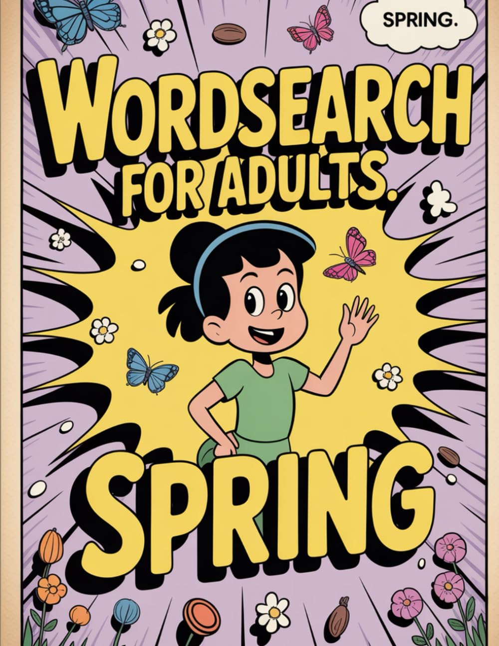 Wordsearch for Adults: Spring: Weekly Word Find Puzzle Book for Grown-Ups