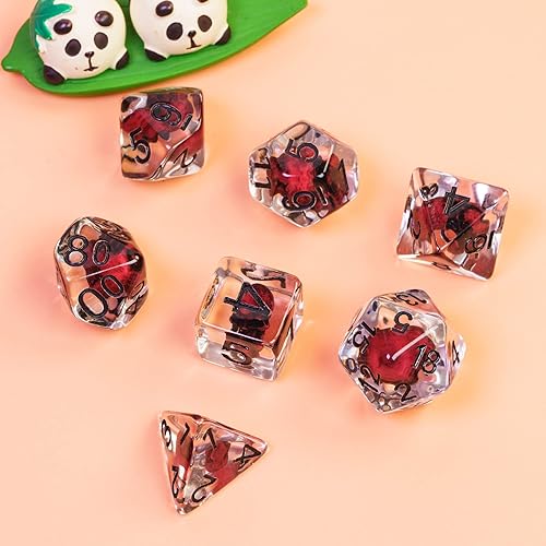 Miniatura 7 de UDIXI - Juego de dados poliédricos DND; juego de dados para Dungeons & Dragons, dados de calavera para DND, RPG, MTG y otros juegos de mesa