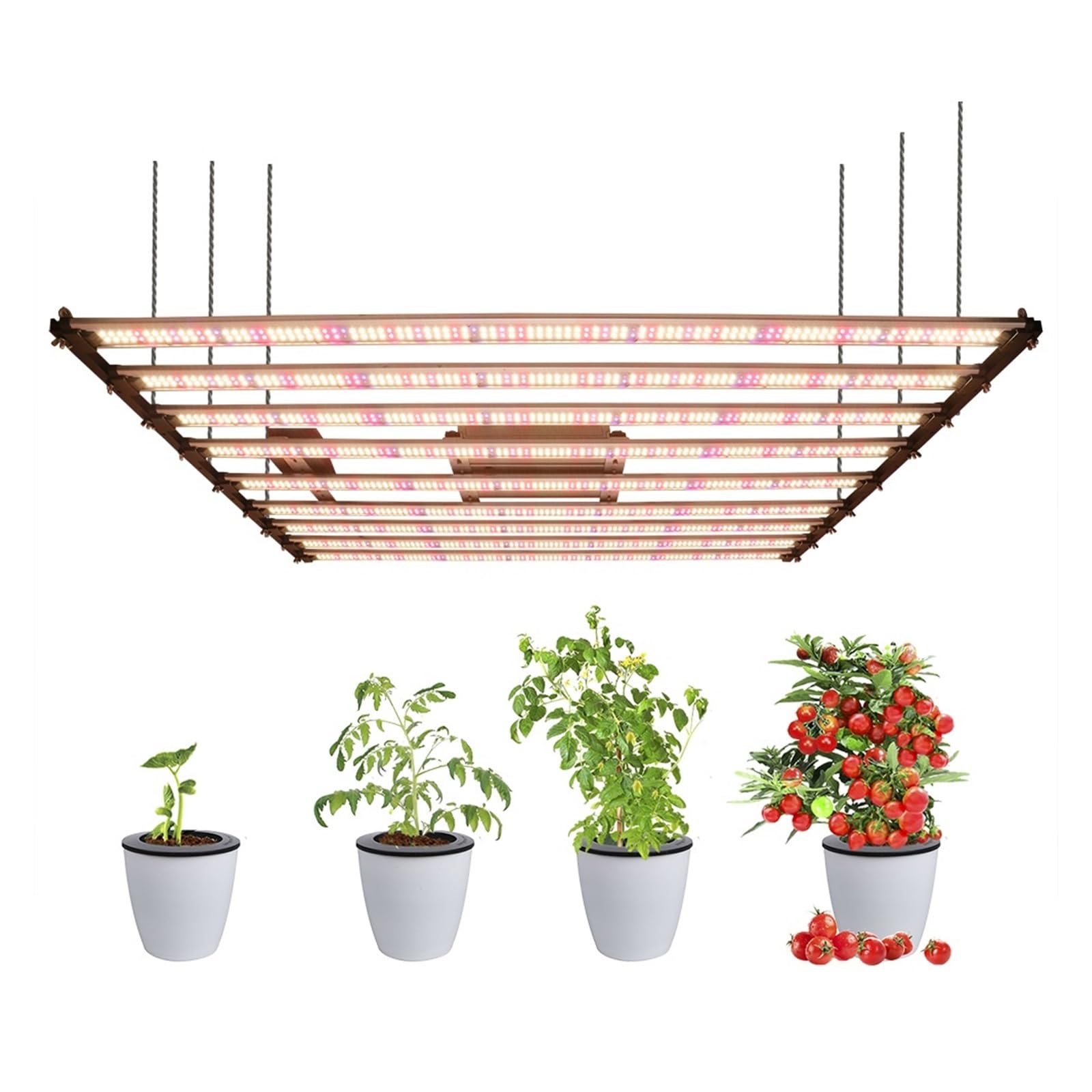 Lampe de Plante, Barre Lumineuse de Croissance LED 240W 320W 480W 600W LM301H Evo V5, Kit Complet de Tente de Culture Marche/arrêt(1000W)