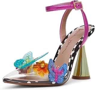 Amazon.com | Betsey Johnson Women's Kamilla, Black Multi, 6