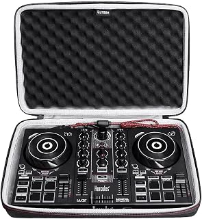 LTGEM DJ Controller Case for Hercules DJControl Inpulse 200 / DJControl Inpulse 200 MK2 - Hard Storage Travel Protective Carrying Bag (Case Only)