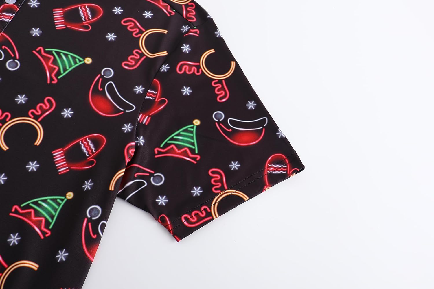 Men's Golf Polo Shirt Halloween Funny Golf Shirts for Men Performance Moisture Wicking Quick Dry Athletic Short Sleeve Shirt - Image 5