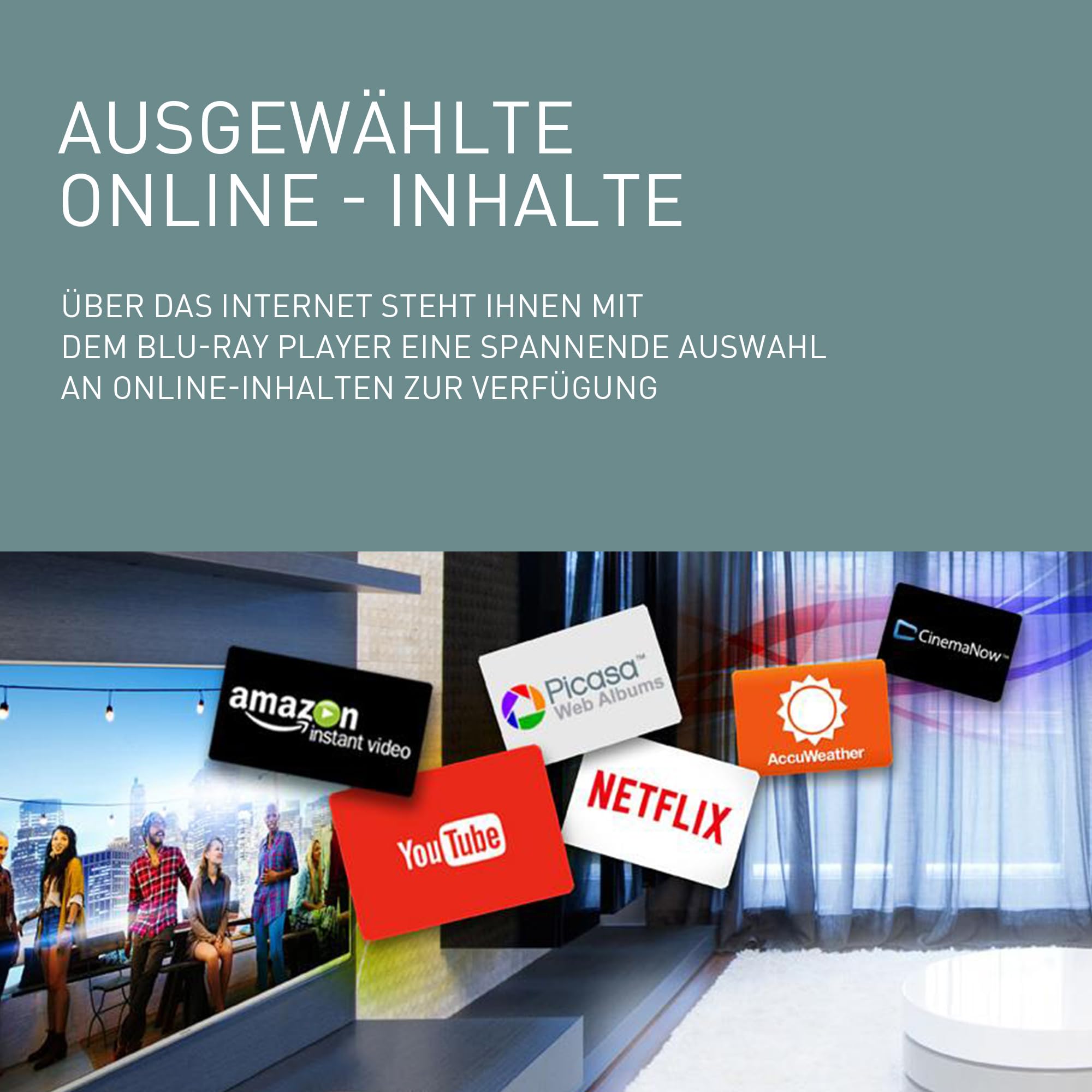 Panasonic DMP-BDT184EG 3D Blu-ray Player (4K Upscaling, DLNA, VoD, HDMI-Steuerung, USB, MKV-Playback) schwarz