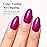 Imtiti Pearl Gel Nail Polish,0.5 Fl Oz Wine Red Glitter Drawing Gel Polish Shell Thread Shimmer Mermaid Nail Gel Polish Soak Off UV LED for Home DIY Nail Art Manicure Salon