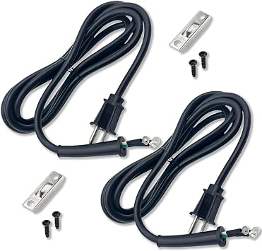 95104L 2pk Replacement Power Cord, 8.2ft 14 Gauge 3-Prong Heavy Duty, Compatible with SKILSAW Worm Drive SPT70V, SPT55, HD77-02, SPT77W, SPT77WM, SPT77WML, SPT78W, SPT70WM, SPT78MMC