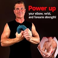 Vista 4 de FitBeast Barra de terapia flexible, barra de terapia de codo de tenista, ideal para aliviar el dolor de tendinitis y mejorar la fuerza de agarre