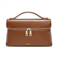 Keyli Women's Top Handle Bag Leather Small Handbags Trendy Designer Crossbody Shoulder Bag for Women Cute Quiet Purses