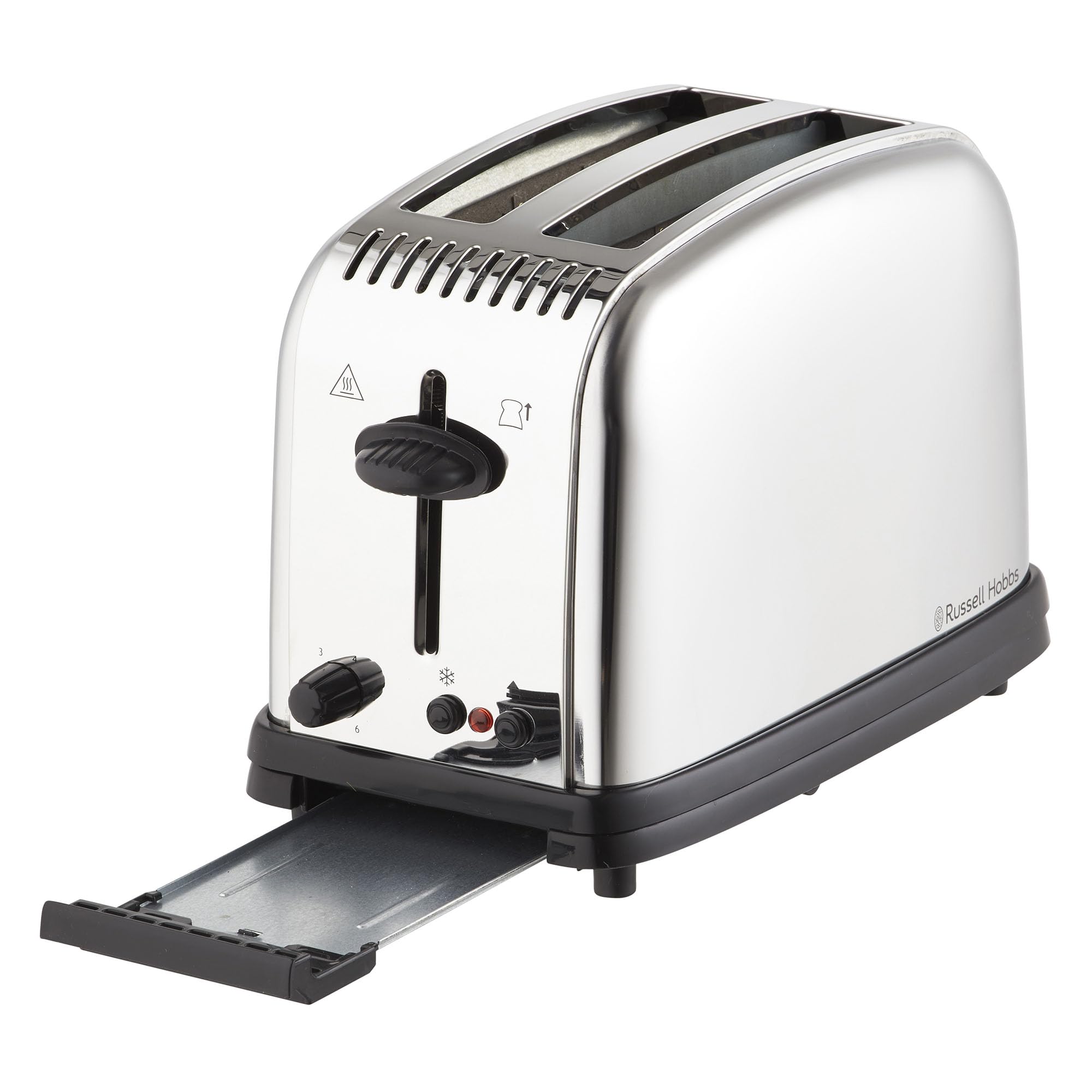 新品 ラッセルホブス Russell Hobbs CLASSIC TOASTER Russell Hobbs RHT12BRU Classic Toaster 2 Slice, Wide Bread Slots