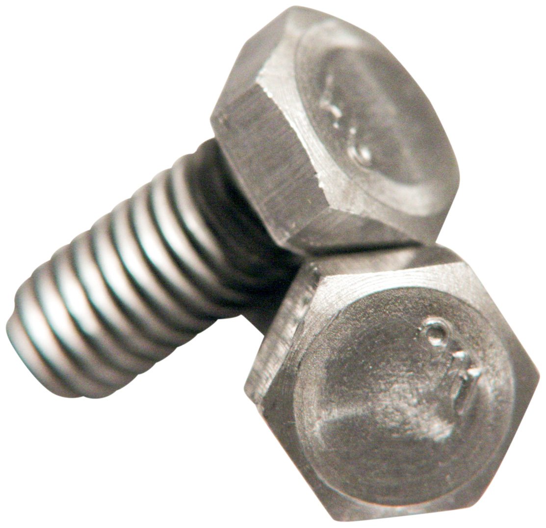 Steel Cap Screw, Grade 2, Zinc Plated Finish, Hex Head, External Hex Drive, Meets ASME B18.2.1/ASTM A307, 2