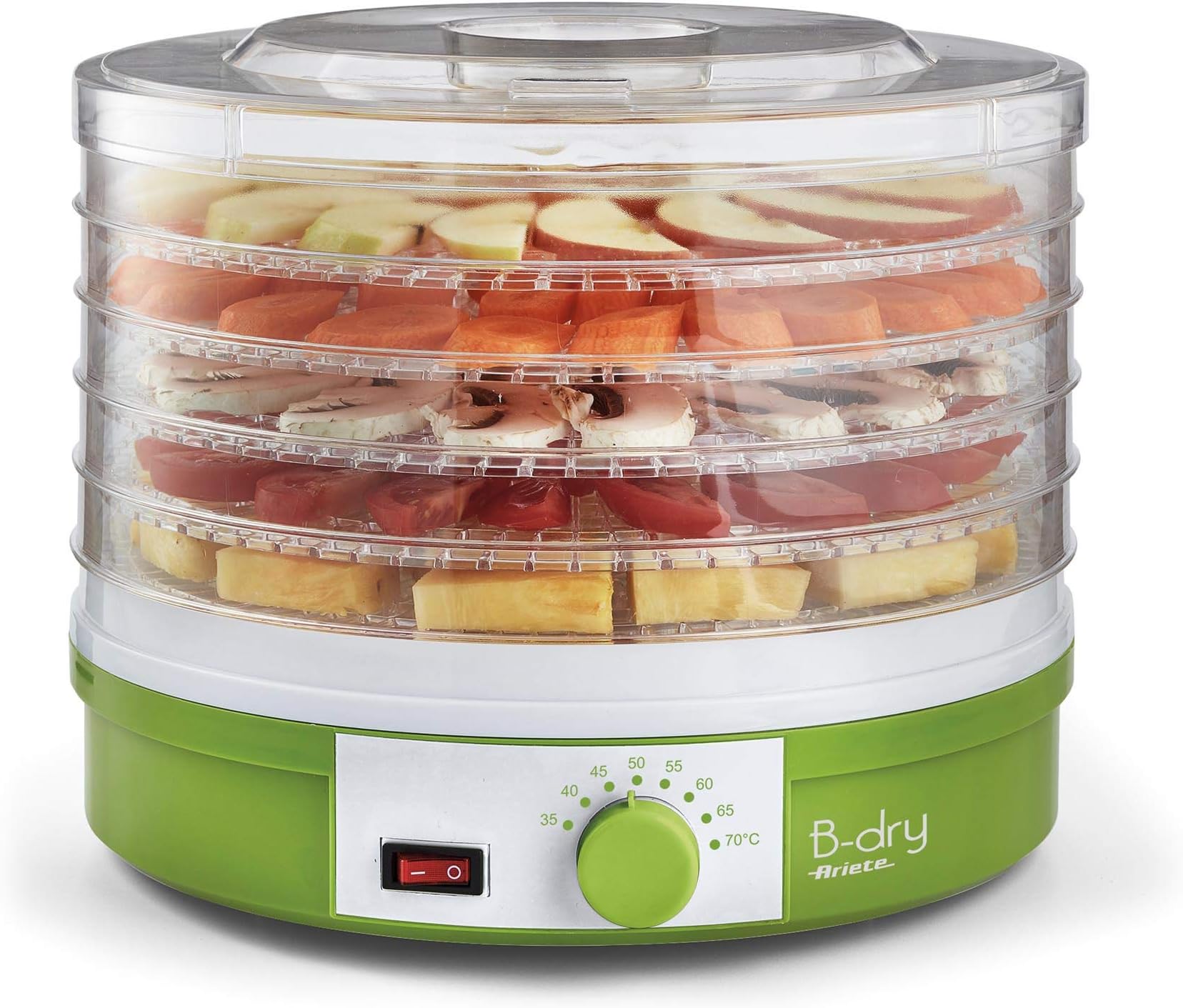 Déshydrateur rotatif pour fruits, légumes, viandes, poissons, 250W